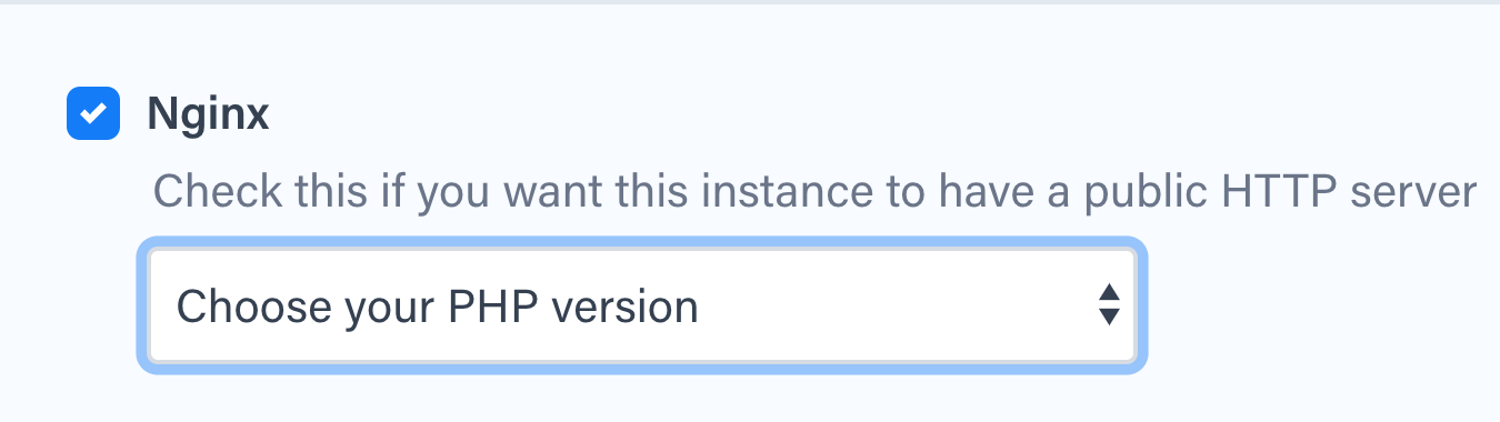 Step 1. launch instance
